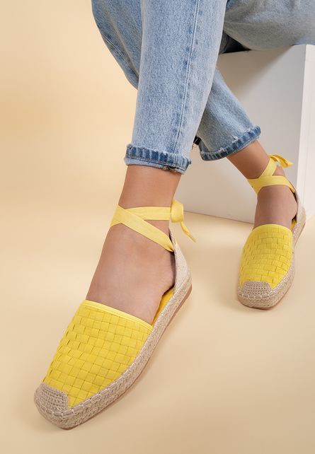 Louella sárga női espadrilles fotója