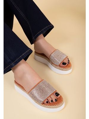 Lindsey camel platform papucs