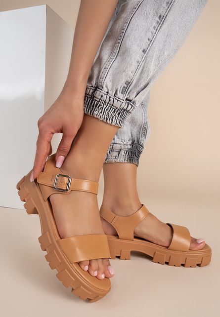 Mercia camel platform szandál fotója
