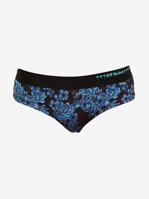 69slam Skull Bloom Bugyi Kék