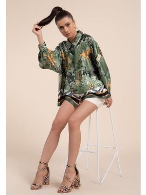 Chloe zöld ing
