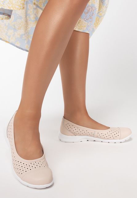 Melissa bézs bőr espadrilles fotója