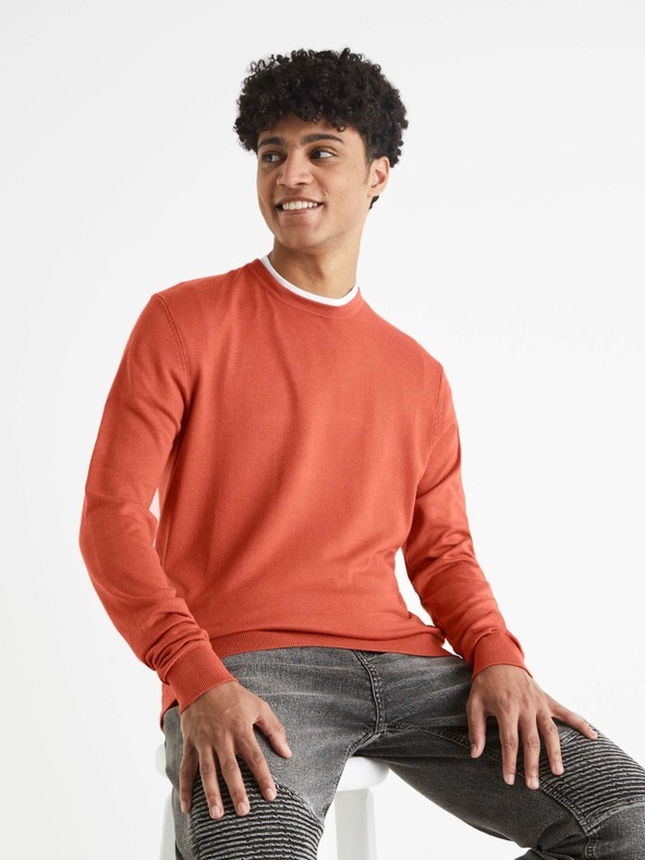 Celio Befirst Pulóver Narancssárga << lejárt 1315140 89 fotója