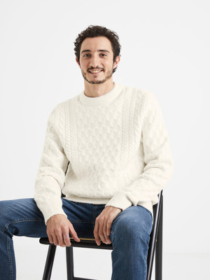 Celio Veceltic Pulóver Fehér