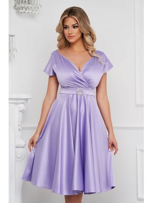 Lila harang ruha midi elegáns