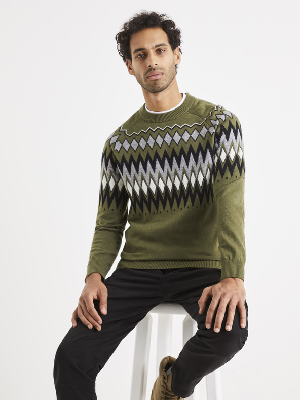 Celio Veryfair Pulóver Zöld << lejárt 1523233 7 fotója