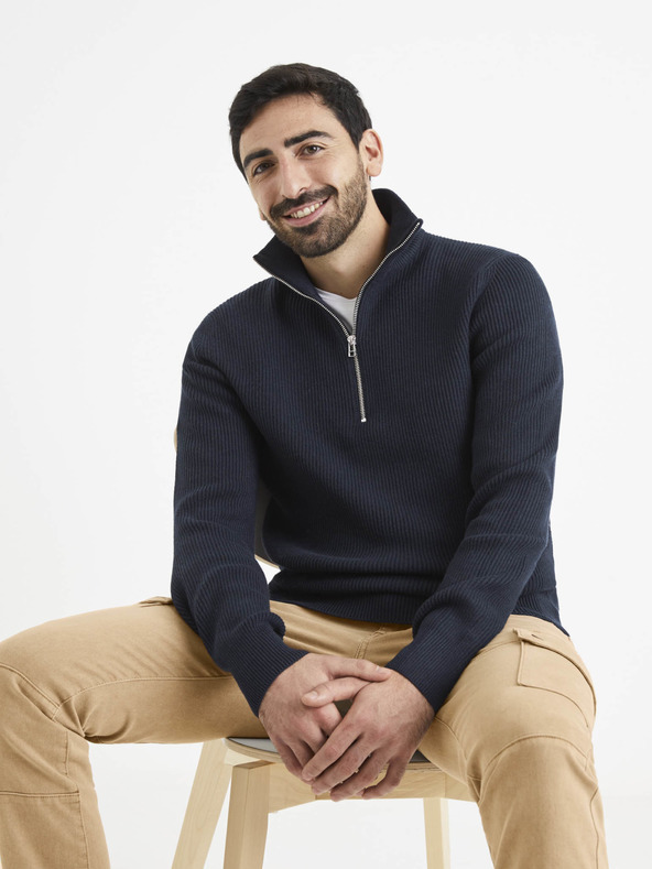 Celio Pulóver Kék << lejárt 8332350 36 fotója