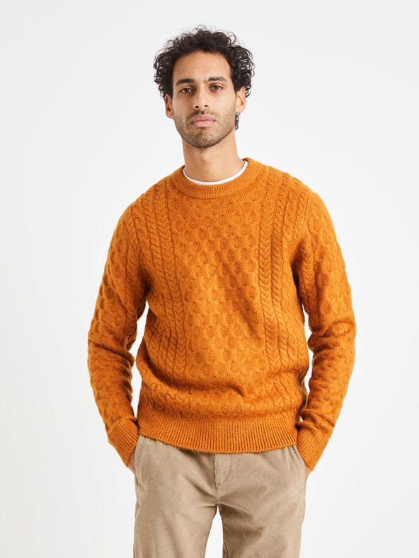 Celio Veceltic Pulóver Narancssárga << lejárt 3516319 94 fotója