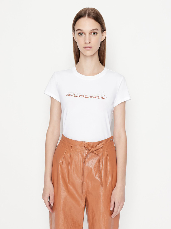 Armani Exchange Póló Fehér fotója