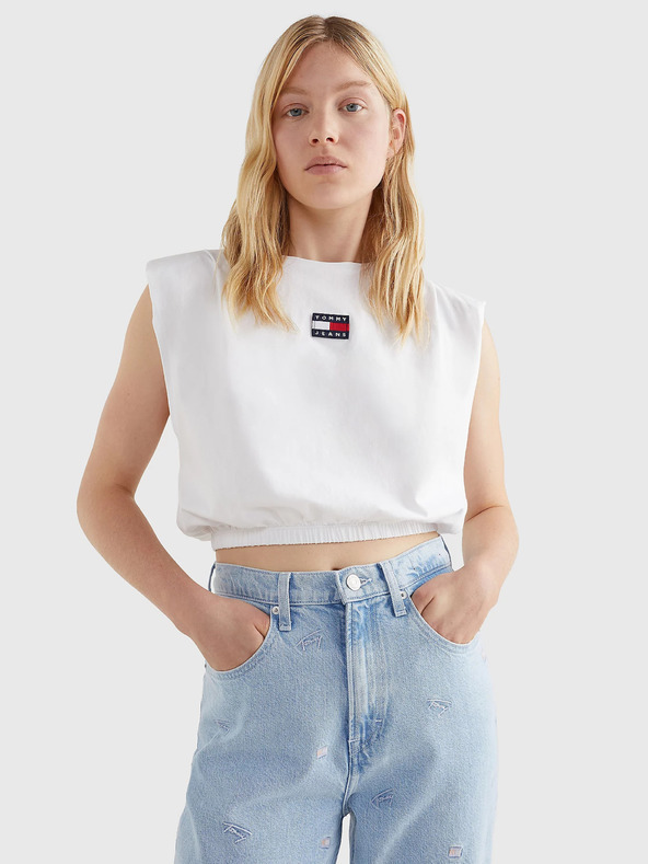 Tommy Jeans Póló Fehér fotója