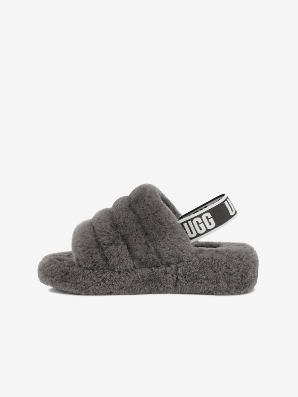 UGG Fluff Yeah Slide Papucs Szürke fotója