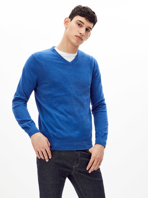 Celio Recrew Pulóver Kék