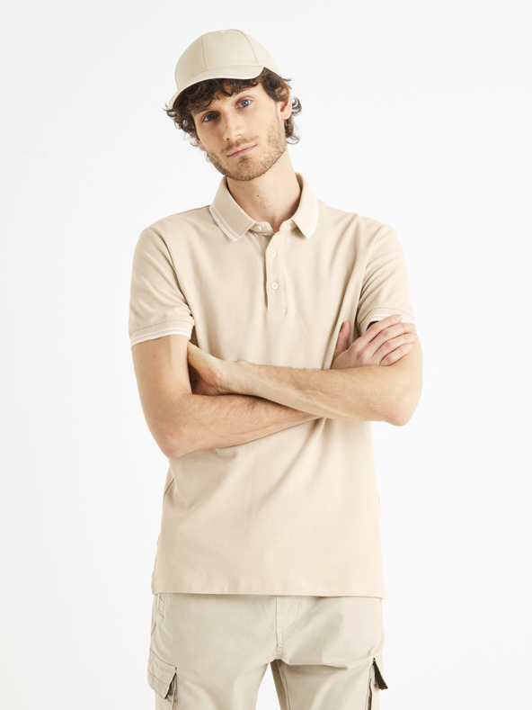 Celio Beline Teniszpóló Bézs << lejárt 669498 13 fotója