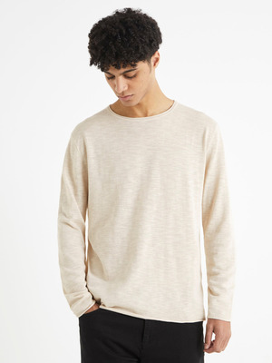 Celio Belight Pulóver Bézs