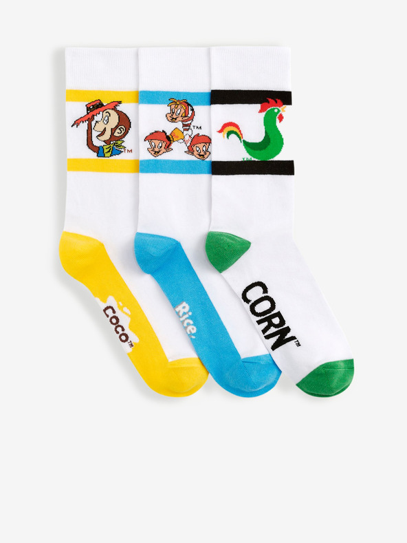 Celio Kellogg's Zokni 3 pár Fehér << lejárt 1329495 70 fotója