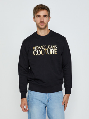 Versace Jeans Couture R Logo Foil Melegítő felső Fekete << lejárt 695541
