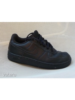 Nike Air Force1 szuper fekete bőr cipő << lejárt 803355
