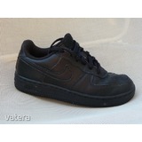 Nike Air Force1 szuper fekete bőr cipő