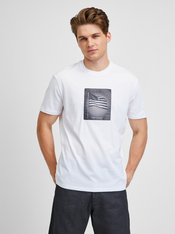 Armani Exchange Póló Fehér fotója