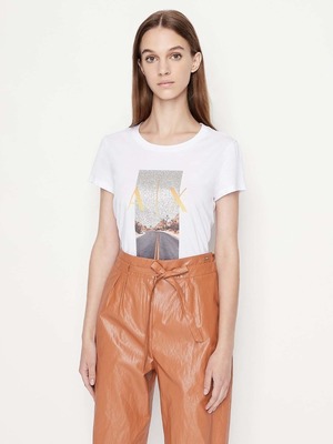 Armani Exchange Póló Fehér