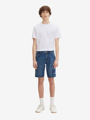 Tom Tailor Denim Rövidnadrág Kék