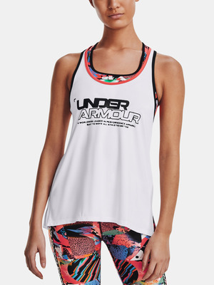 Under Armour Knockout Tank CB Graphic Trikó Fehér
