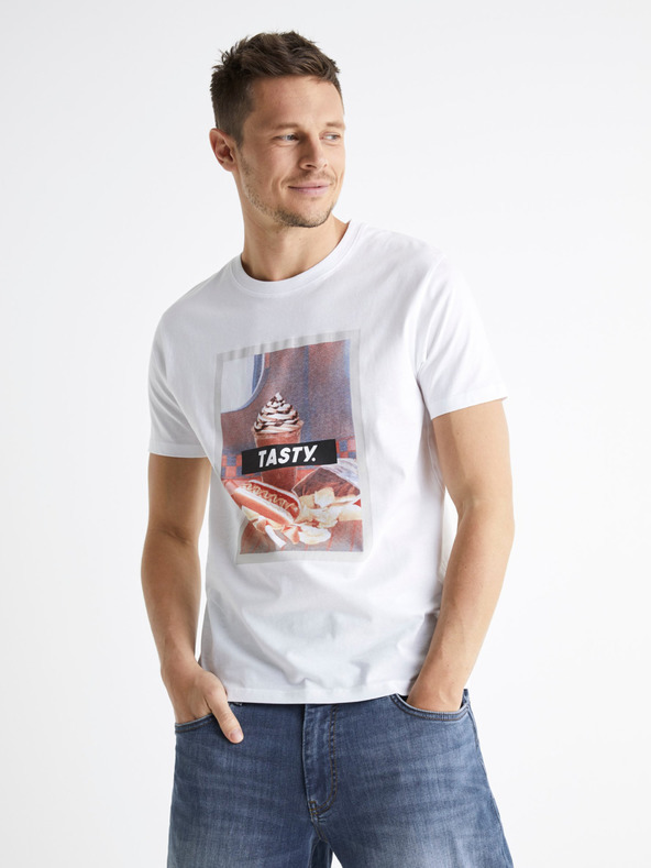 Celio Berelax Póló Fehér << lejárt 2398194 41 fotója