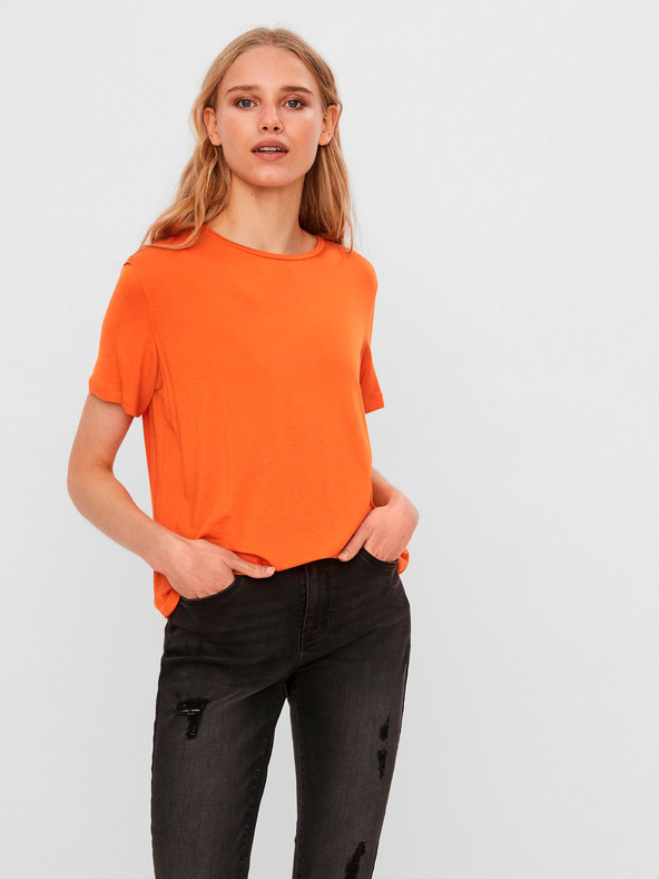 Vero Moda Ava Póló Narancssárga fotója