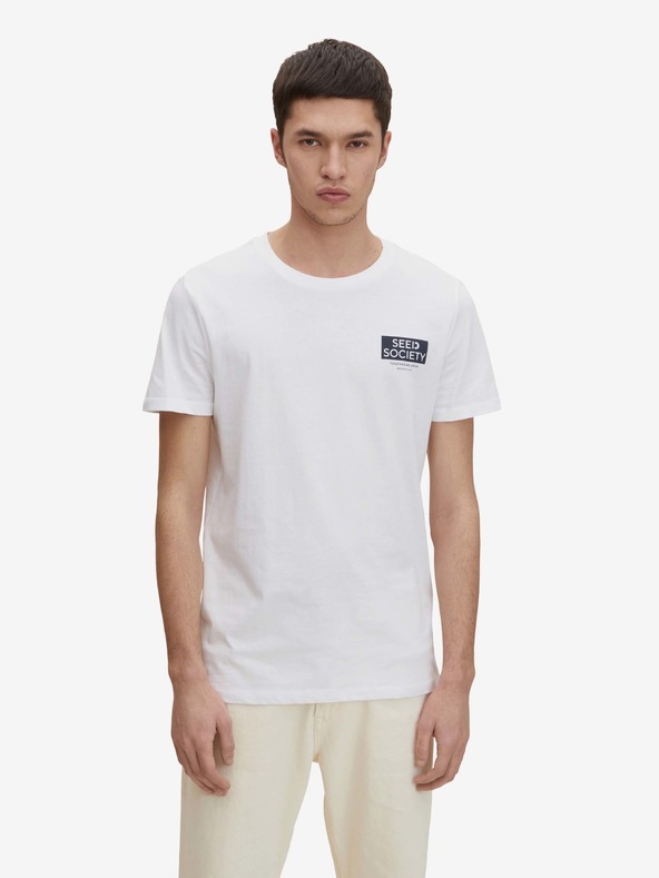 Tom Tailor Denim Póló Fehér fotója