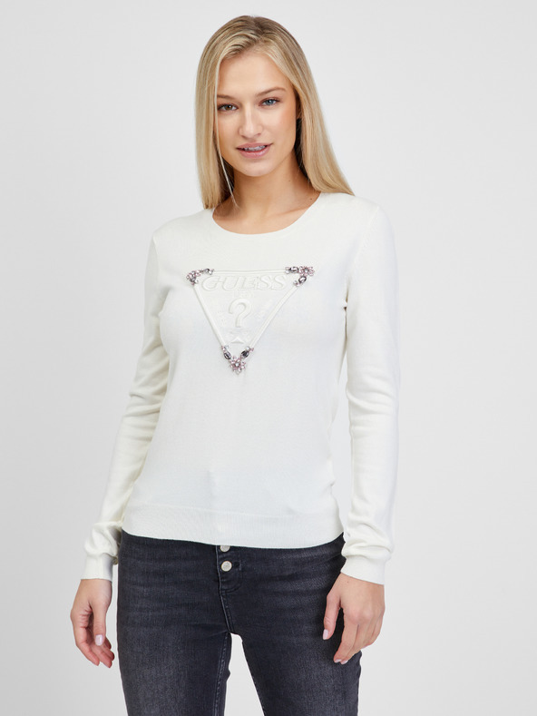 Guess Ines Pulóver Fehér << lejárt 3911023 72 fotója
