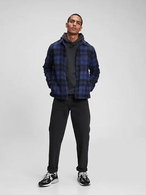 GAP Snap Front Overshirt Ing Kék