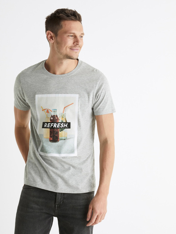 Celio Berelax Refresh Póló Szürke << lejárt 1357505 18 fotója