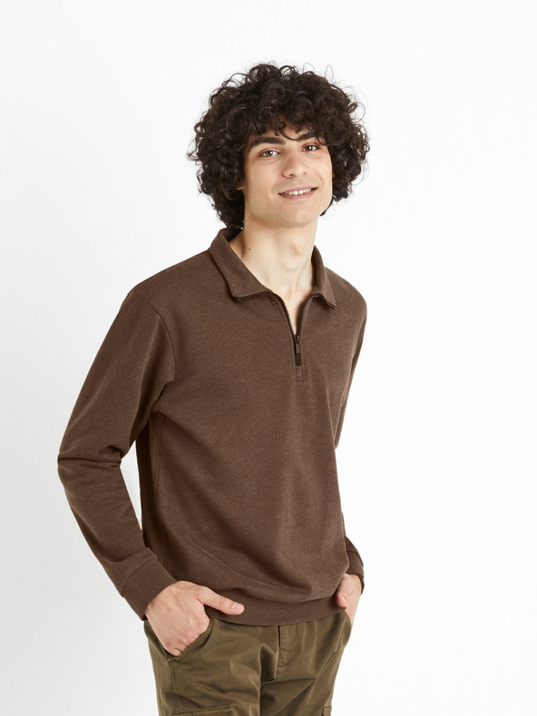 Celio Cechinzip Pulóver Barna << lejárt 297916 66 fotója