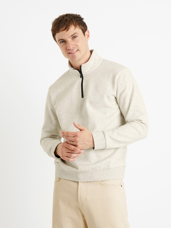 Celio Cechinzip Pulóver Bézs << lejárt 8182611 55 fotója