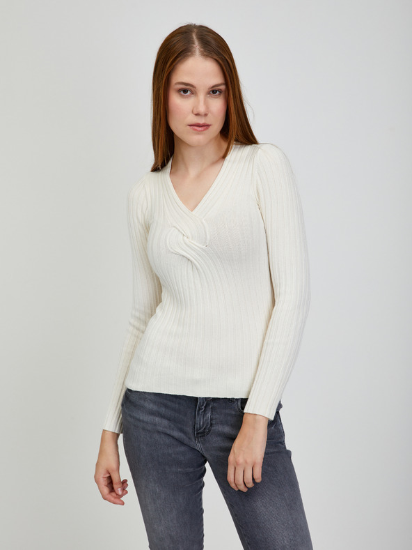 Guess Ines Pulóver Fehér << lejárt 9711095 63 fotója