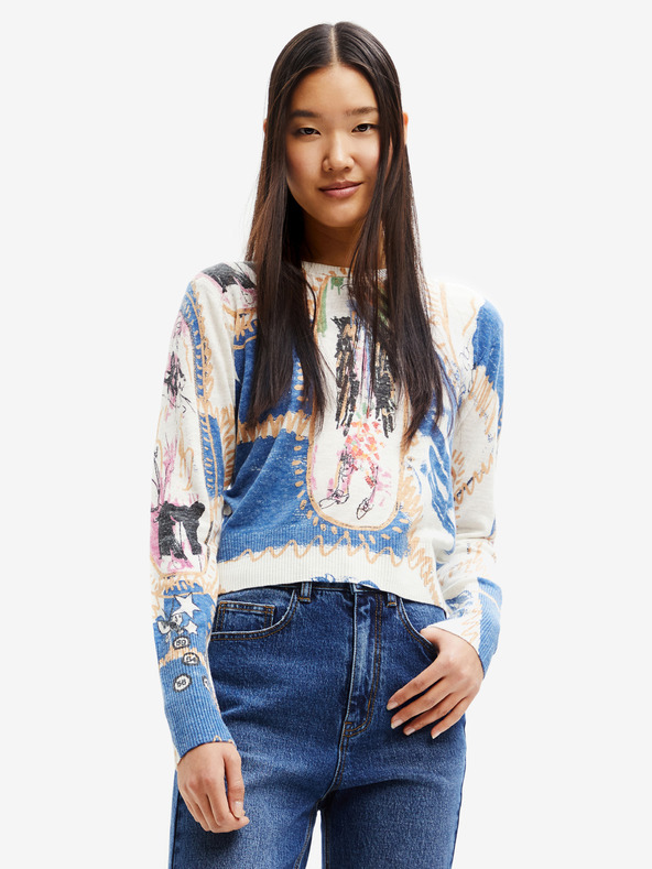 Desigual Ayala Pulóver Fehér << lejárt 4875076 82 fotója