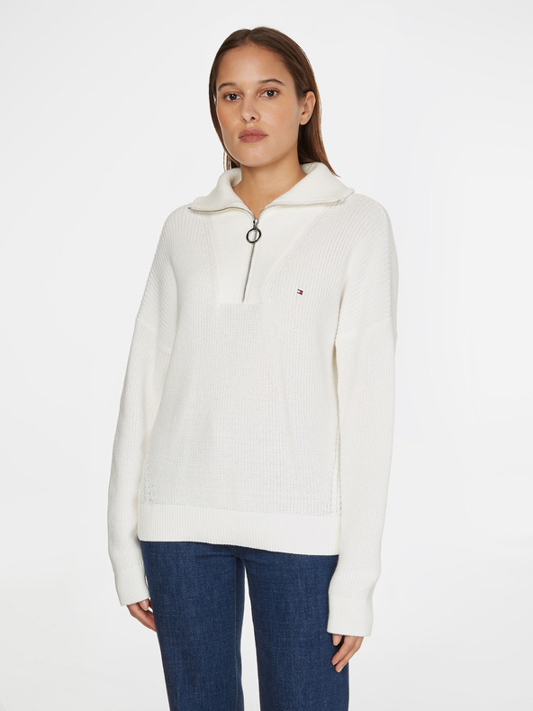 Tommy Hilfiger Pulóver Fehér fotója