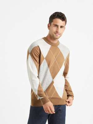 Celio Verlington Pulóver Barna