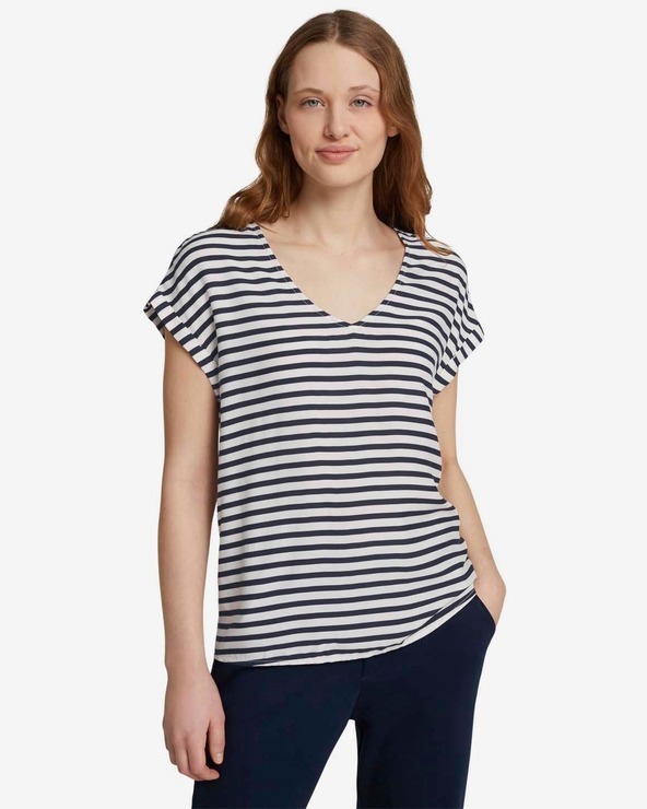 Tom Tailor Denim Top Fehér fotója