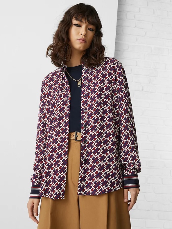 Tommy Hilfiger Blúz Piros fotója