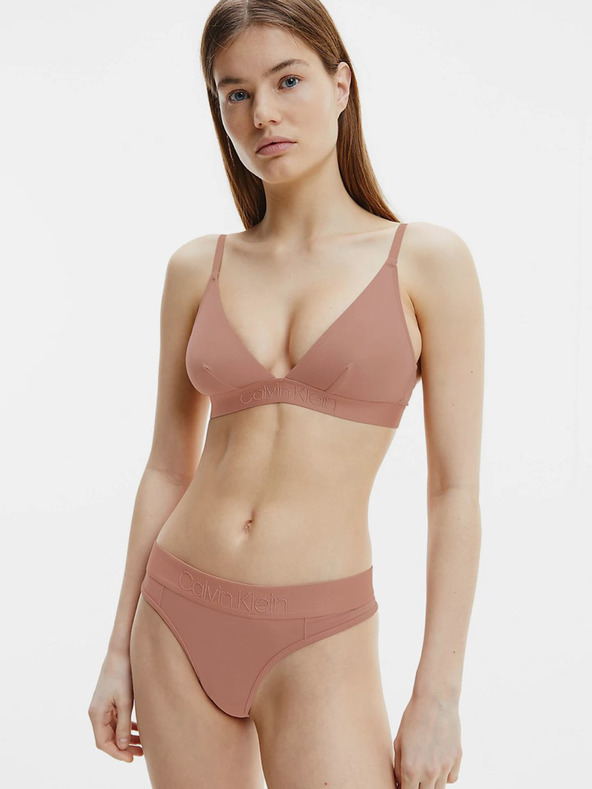 Calvin Klein Underwear Thong Basic Bugyi Bézs fotója