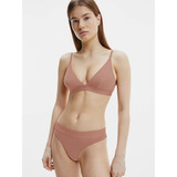 Calvin Klein Underwear Thong Basic Bugyi Bézs
