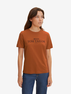 Tom Tailor Denim Póló Narancssárga