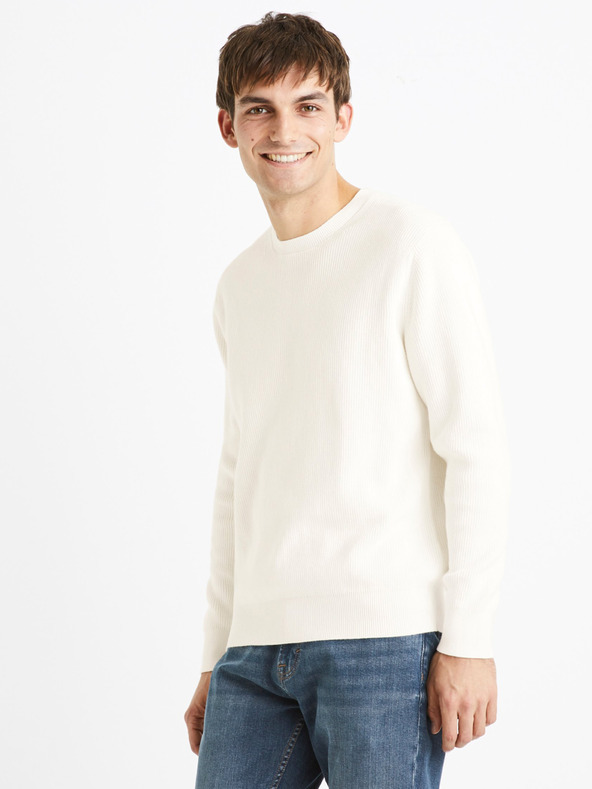 Celio Dexter Pulóver Fehér << lejárt 3313147 71 fotója