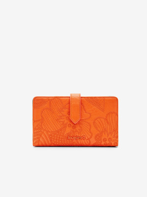 Desigual Alpha Pia Medium Pénztárca Narancssárga