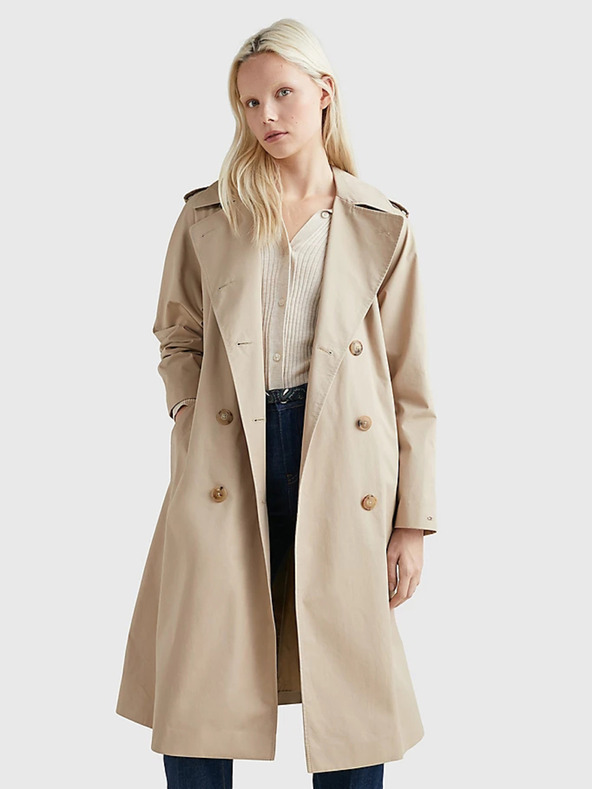 Tommy Hilfiger Blend Kabát Bézs fotója