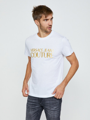 Versace Jeans Couture S Logo Foil Póló Fehér << lejárt 56485
