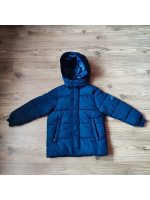 H&m L.o.g.g. bélelt kék kabát (116, 5-6 év) << lejárt 632603
