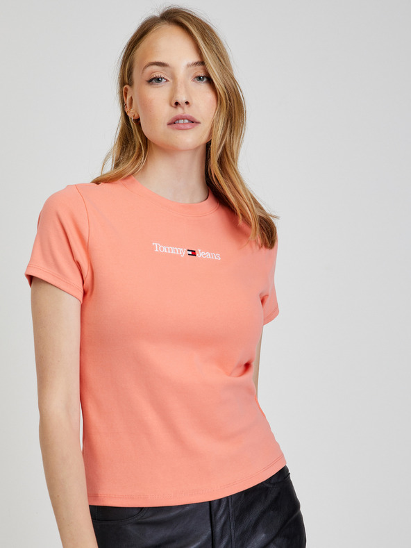 Tommy Jeans Póló Narancssárga fotója