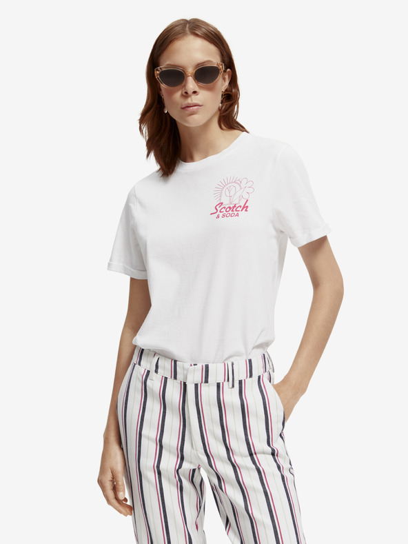 Scotch & Soda Póló Fehér fotója